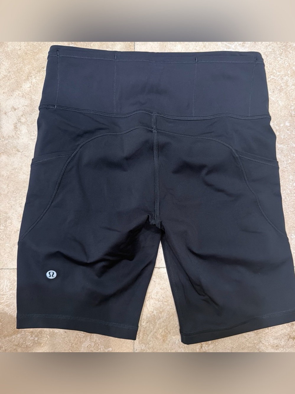 lululemon athletica Black biker short in Everlux fabric